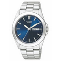 Citizen Men's Stainless Steel Watch w/ Round Blue Dial